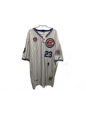 Headgear Cleveland Cubs Striped Baseball Jersey 5XL